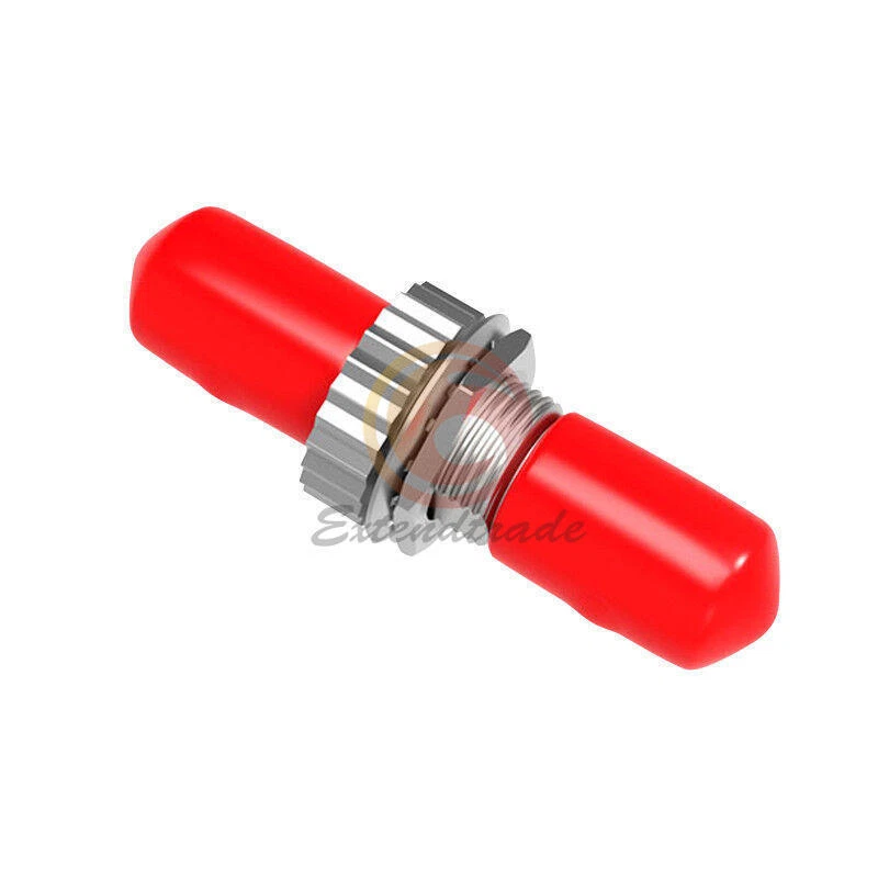 100x ST-ST /PC Coupler Single mode Simplex Fiber Optic Adapter Connector - Image 1 of 1