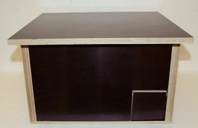 2 er Set Igelhaus aus wetterbeständig. Siebdruck mit Boden und Labyrintheingang - Bild 1 von 4