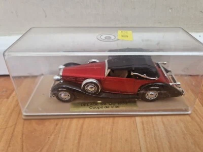 1/43 SOLIDO AGE D'OR - CLASSIC 1939 DELAGE D8 120 COUPE DE VILLE RED DIECAST CAR - Image 1 of 3