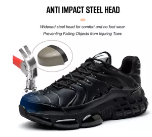 2025Mens Womens Lightweight Safety Shoes Steel Toe Cap Work Boots Trainers Shoes - Picture 1 of 18