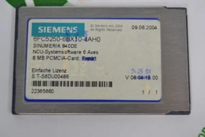 SIEMENS SINUMERIK 840DE 6FC5250-6CX30-5AH0 8MB PCMCIA-Card - Bild 1 von 1