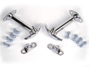 Kit de captura con capucha de acero inoxidable se adapta a Jeep Wrangler YJ CJ mantiene la capucha cerrada - Imagen 1 de 1