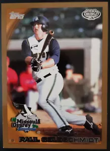 Paul Goldschmidt 2010 Topps Pro Debut Gold 01/50 - Picture 1 of 2