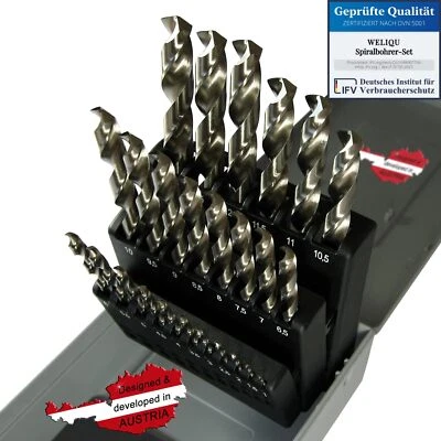 Hochleistungs-Spiralbohrer-Set aus HSS-G M2 - Spiralbohrer Set - 25-teilig - ... - Bild 1 von 4