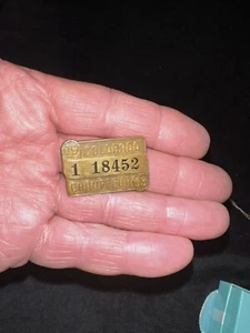 Vintage Brass 1953 COLORADO CHAUFFEUR BADGE - Picture 1 of 4