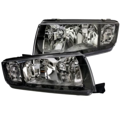 Scheinwerfer Set Schwarz für Skoda Fabia 6Y H3/H7 Frontscheinwerfer 99/04 - Bild 1 von 4