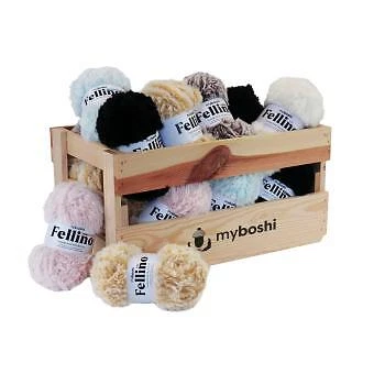 Original Myboshi Fellino Wolle Flauschige Fellwolle 100 g Knäuel = 65 m
