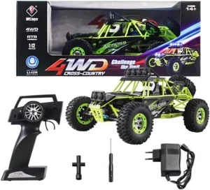 WLtoys 12427 RC Car 4WD 1/12 2.4G 50KM/H High Speed Monster Vehicle Greenf C3W0 - Picture 1 of 12