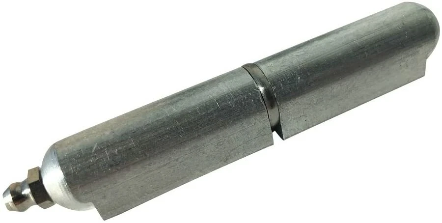 6 INCH Aluminum Bullet Hinge, Weld ON with Zerk (Grease Fitting)