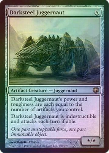 Darksteel Juggernaut - Foil NM MTG Scars of Mirrodin - Image 1 of 1