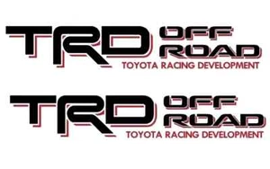 2 TRD Off Road Decals for Toyota Tacoma Tundra Pair Sticker Truck bedside Vinyl - Picture 1 of 3