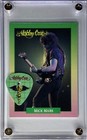 Motley Crue Mick Mars Rockcards trading card #91 / official guitar pick display!