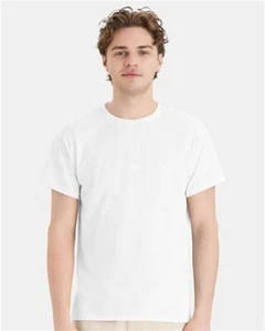 Hanes Mens T-Shirt ComfortBlend 50/50 EcoSmart Crewneck Tee S-4XL 5170 - Picture 1 of 26