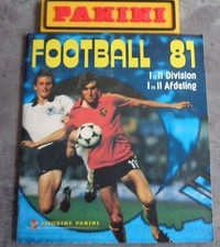 PANINI VOETBAL FOOTBALL 81 sticker ALBUM BELGIUM competition 1981 topper