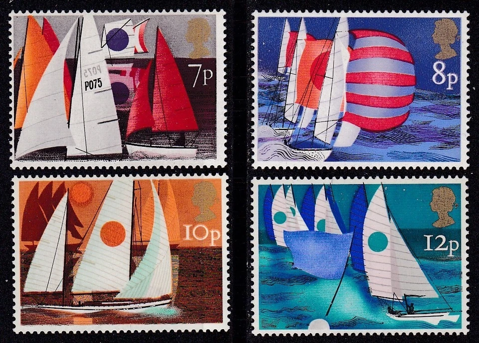 GREAT BRITAIN #745-748 MNH BICENTENNIAL ROYAL THAMES YACHT CLUB - Image 1 of 1