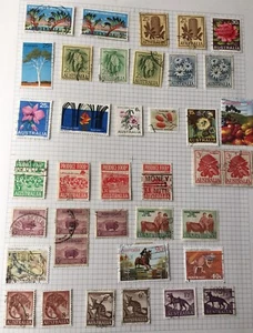 Australia Stamps - Collection Of 38 Pre & Post Decimal Used Stamps - Picture 1 of 1