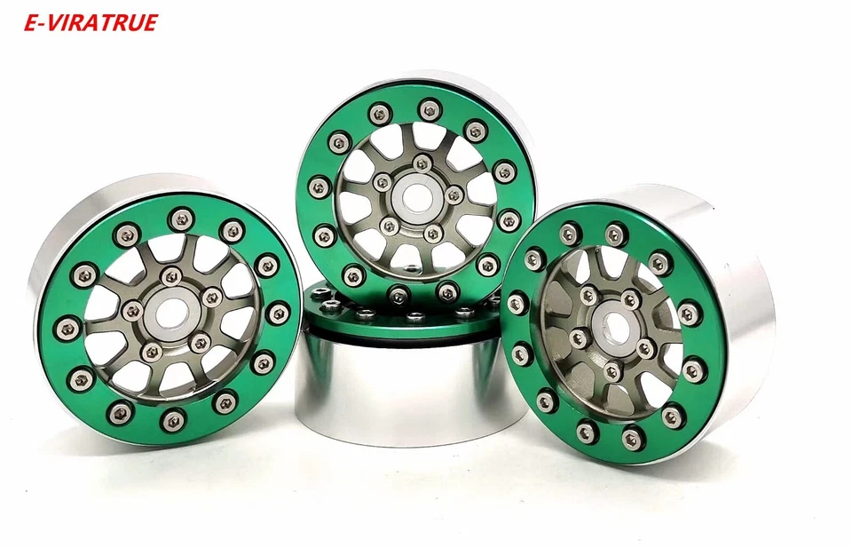 E-VIRATRUE  1.9''Aluminum Wheel For Vanquish F10 Staight Axles  4pcs - Image 1 of 1