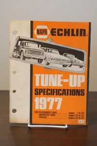 1977 NAPA Echlin Tune-Up Specifications - Bild 1 von 3