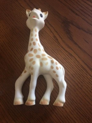 Sofie The Giraffe Teether Baby Squeaker Toy Teething Toy & Playtime  Feel Book  - Image 1 of 4