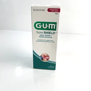 GUM Sore Shield Oral Rinse Exp. 2021 Mouth Sore Rinse (Rincinol Alternative) - Bild 1 von 5
