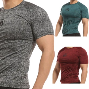Hombres Gimnasio Ropa Culturismo Entrenamiento Cordón Top sin mangas Camisa muscular cuello redondo - Imagen 1 de 18