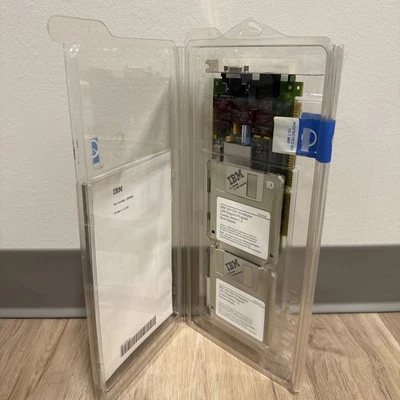 Vintage, IBM 73G2032, 16/4 ISA-16, 16 BIT ISA TOKEN RING ADAPTER WITH DISKETTES - Image 1 of 4