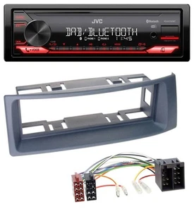JVC DAB MP3 Bluetooth USB Autoradio für Renault Scenic Megane bis 03 grau - Bild 1 von 7