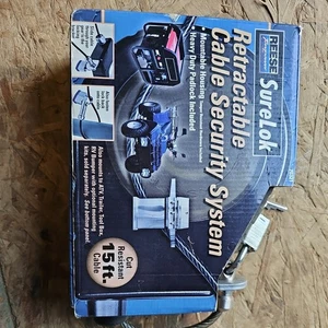 REESE SURELOK RETRACTABLE CABLE SECURITY 15FT #70321 NEW - Bild 1 von 4