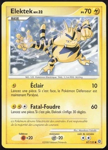 Carte Pokémon Elektek 87/132 Merveilles Secrètes Français - Picture 1 of 2