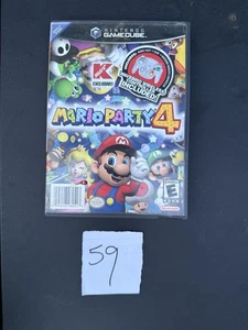 Mario Party 4 (Nintendo GameCube) Kmart Exclusivo Completo RARO - Tarjeta Reg Probada - Imagen 1 de 7
