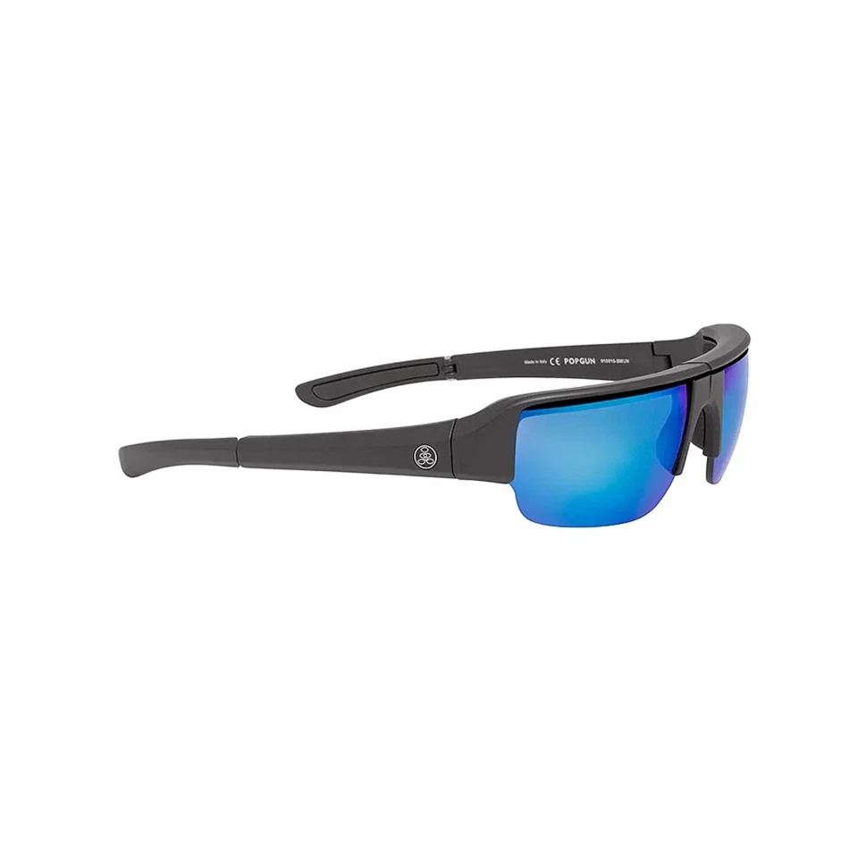Poptical Popgun Sunglasses Matte Black/Gray-Blue Mirror Polarized - Image 1 of 1