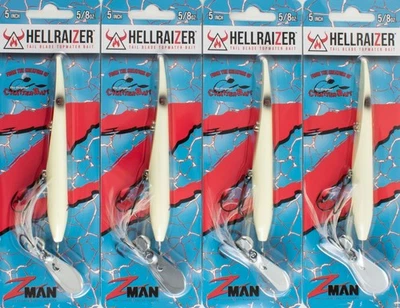 (LOTE DE 4) Z-MAN HELLRAIZER 5/8 OZ HR5-03 HUESO H7122 Foto 1 de 2