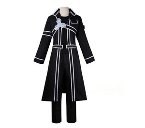 Online Schwertkunst Kirito Kazuto Kirigaya Cosplay schwarz Kostüm für Halloween - Bild 1 von 6