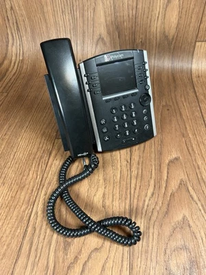 Polycom VVX 410 Business Phone 12-Line Gigabit VoIP PoE HD Voice w/ Stand - Image 1 of 4