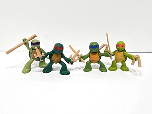 Playmates Nickelodeon Teenage Mutant Ninja Turtles Ninjas im Training ALLE VIER - Bild 1 von 1