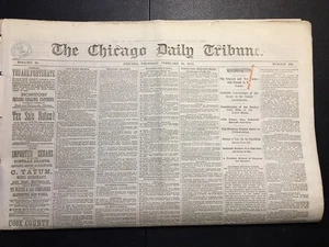 Proyecto de ley de la estadidad de Colorado de 1875 reuniones del Partido Comunista de Chicago - Imagen 1 de 17
