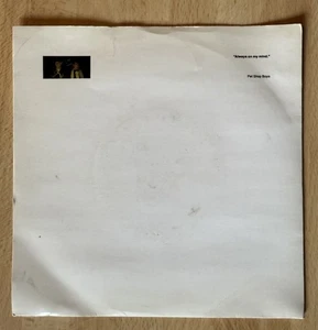 Pet Shop Boys Always on my mind 7" vinyl single record UK - Picture 1 of 3