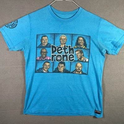 Dethrone Royalty T-Shirt Adult Medium Blue MMA Fighters Graphic Print Tee Mens M - Image 1 of 4