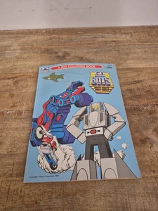 Vintage 1985 Go Bots Mighty Robots Vehicles Golden Color  Book - Picture 1 of 13