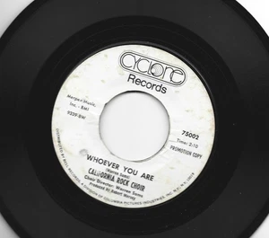 NORTHERN SOUL XO 45 -CALIFORNIA ROCK CHOIR- WHOEVER YOU ARE- HEAR 1969 CYCLONE - Picture 1 of 2