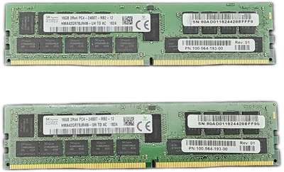 SK Hynix 32GB DDR4-2400 PC4-19200 ECC Registered Server RAM(16GBx2)  - Image 1 of 4
