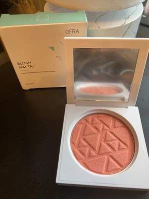Ofra Blush In Mai Tai - Peachy Coral 10g Full Size Compact With Mirror NIB - Image 1 of 3