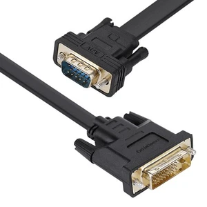 CableDeconn 1080P DVI 24+1 Male To VGA Male Adapter Converter Cable FY - Afbeelding 1 van 7
