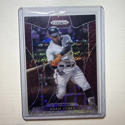 Panini Prizm Adam Jones #1 Burgundy Shimmer Prizm 2019/25 Foto 1 de 4