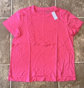 Ann Taylor Loft NWT T-Shirt Tee Short Sleeves Pink XL - Picture 1 of 7