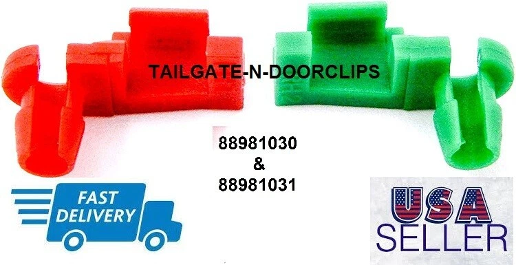 Jeep Grand Compass Cherokee Liberty Wrangler Patriot Door Latch Rod Clips  1-PR - Image 1 of 4