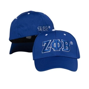 Zeta Phi Beta Sorority Flexfit Cap- Blue-New! - Picture 1 of 1