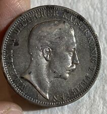 1910 A German States Drei 3 Mark SILVER Coin