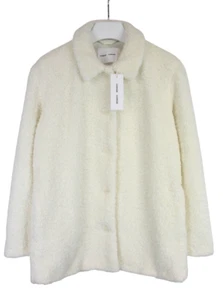 Chaqueta SAMSOE SAMSOE Silvia para mujer XL abotonada mullida forrada de peluche blanca - Imagen 1 de 10