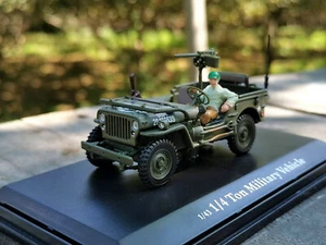 CARARAMA 1/43 Scale 1/4 Ton Military Vehicle Diecast Model Car Toy Gift NIB - Picture 1 of 6